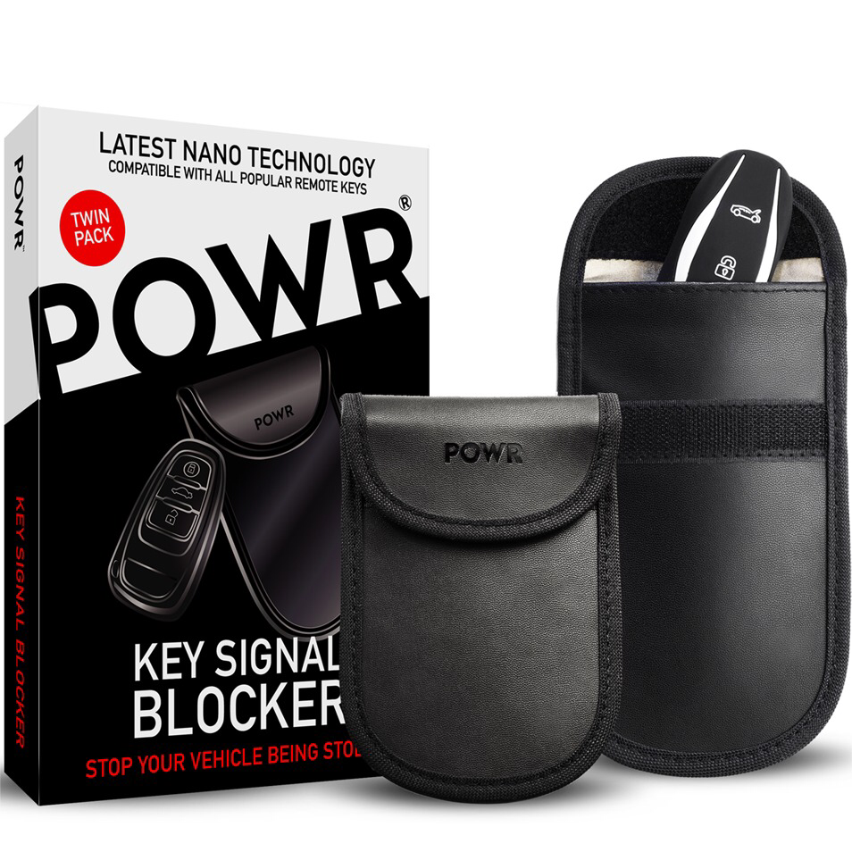 2 Pack Bag for Car Key Fob, Car Key Signal Blocking Pouch Keyless